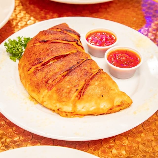 Sausage & Mushroom Calzone.