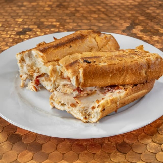 Large Chicken Alfredo Po’boy.