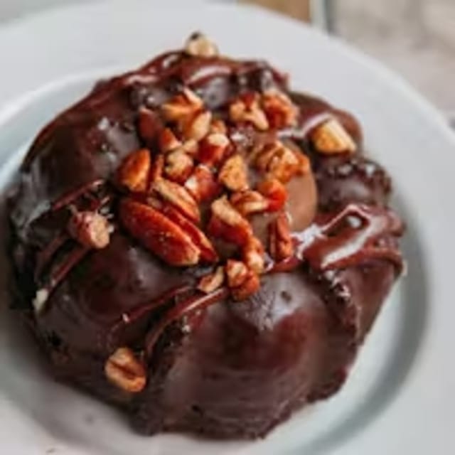 Turtle Molten Cake.