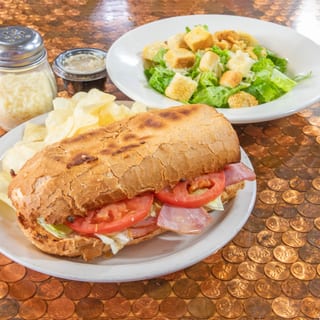Lunch Sandwich and Salad
