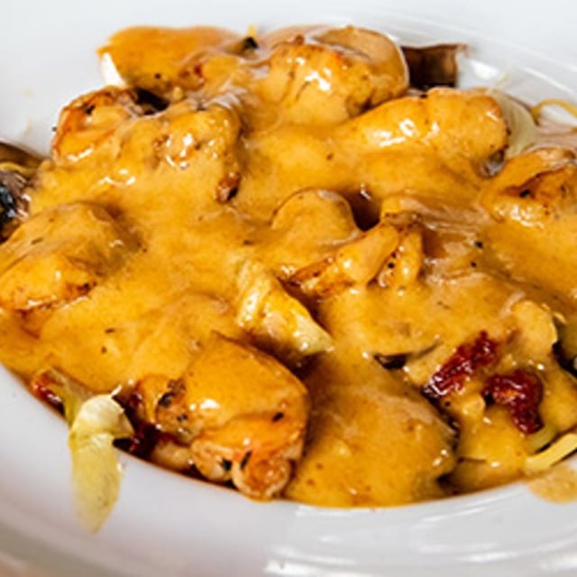 Large Sergio's Gulf Shrimp Pasta.